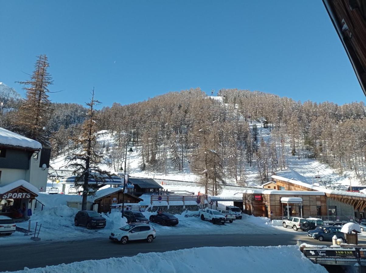 Residence Le Schuss Studio Montagne En Bas Des Pistes Vars  Bagian luar foto
